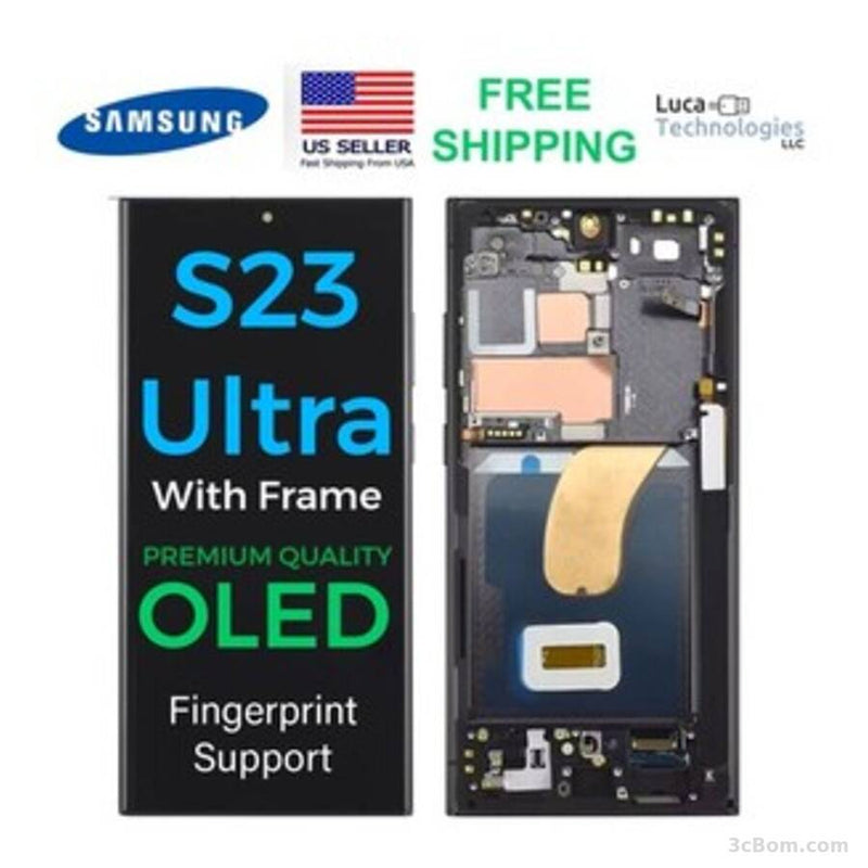 3cBom Samsung Galaxy S23 Ultra AMOLED Screen Assembly - Aftermarket-1