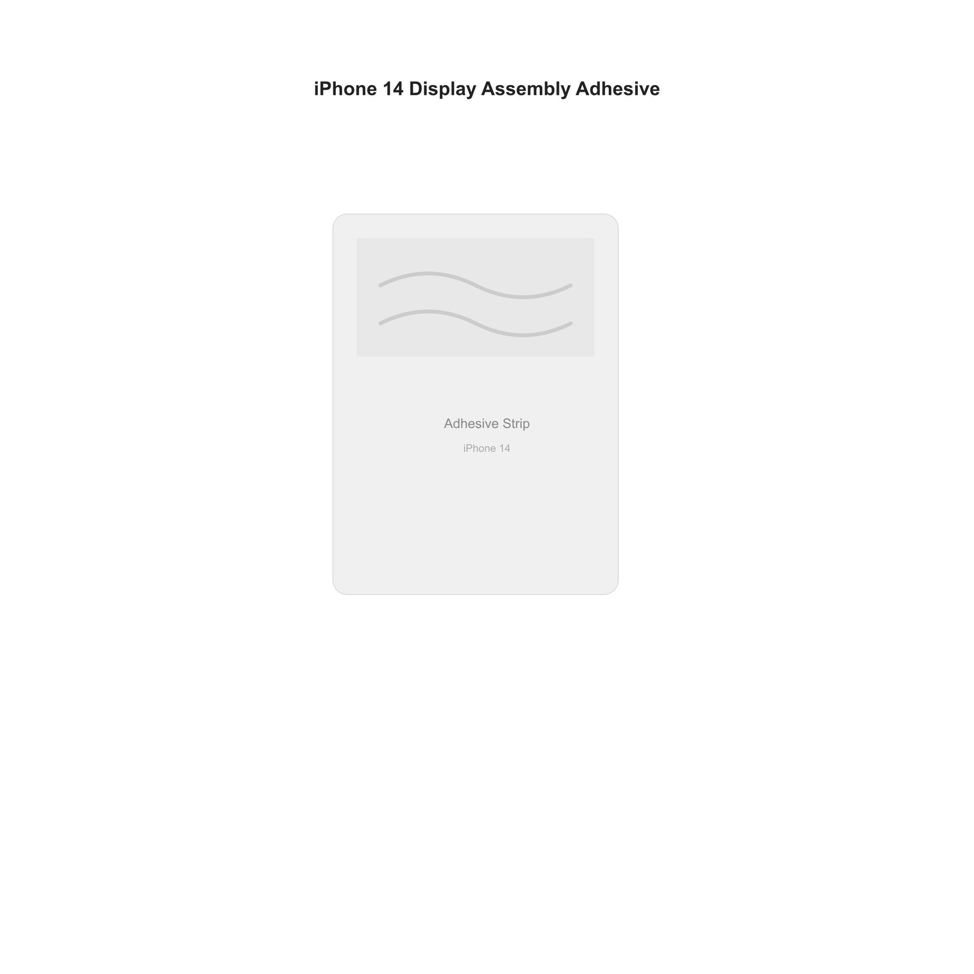 iFixit iPhone 14 Display Assembly Adhesive