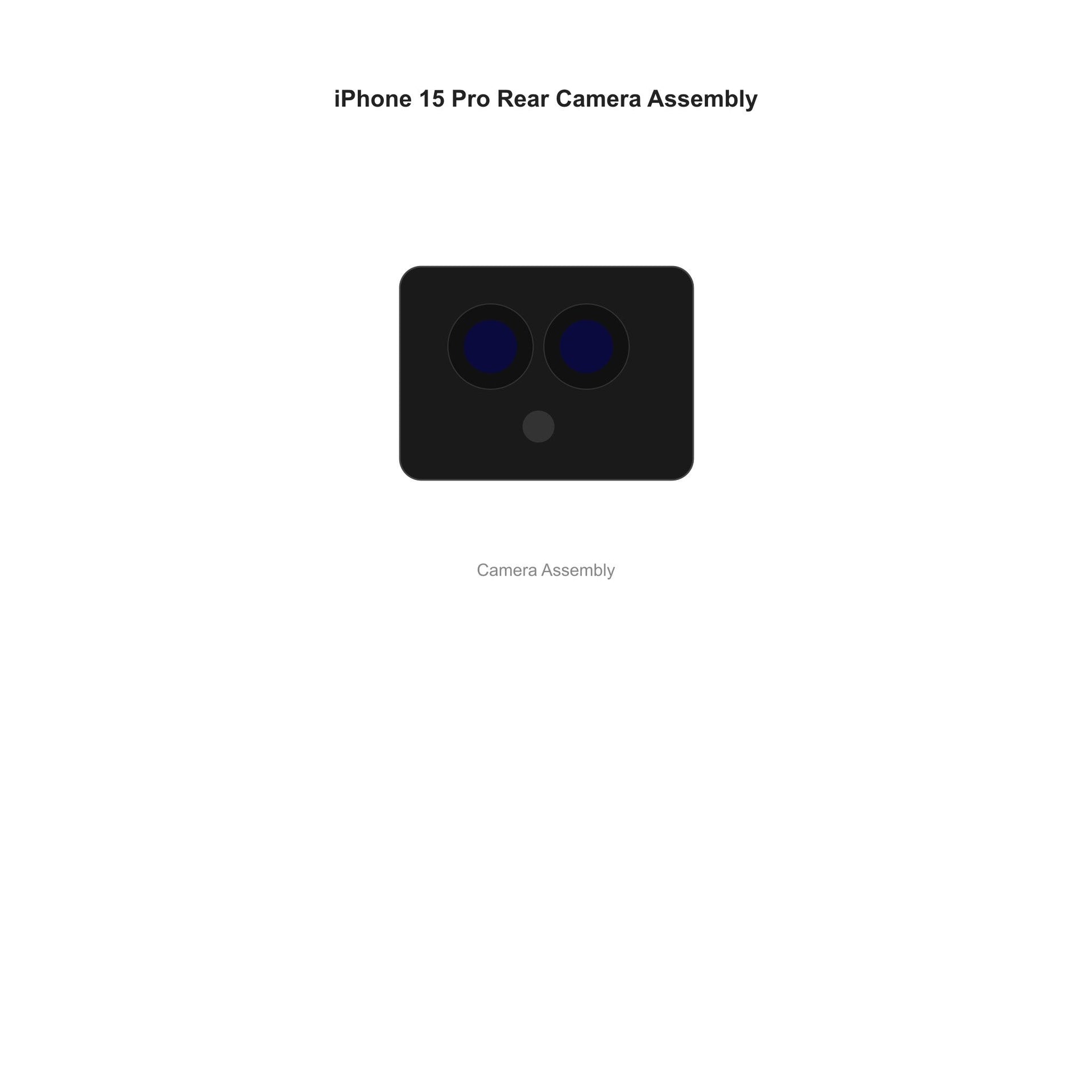 iFixit iPhone 15 Pro Rear Camera Assembly
