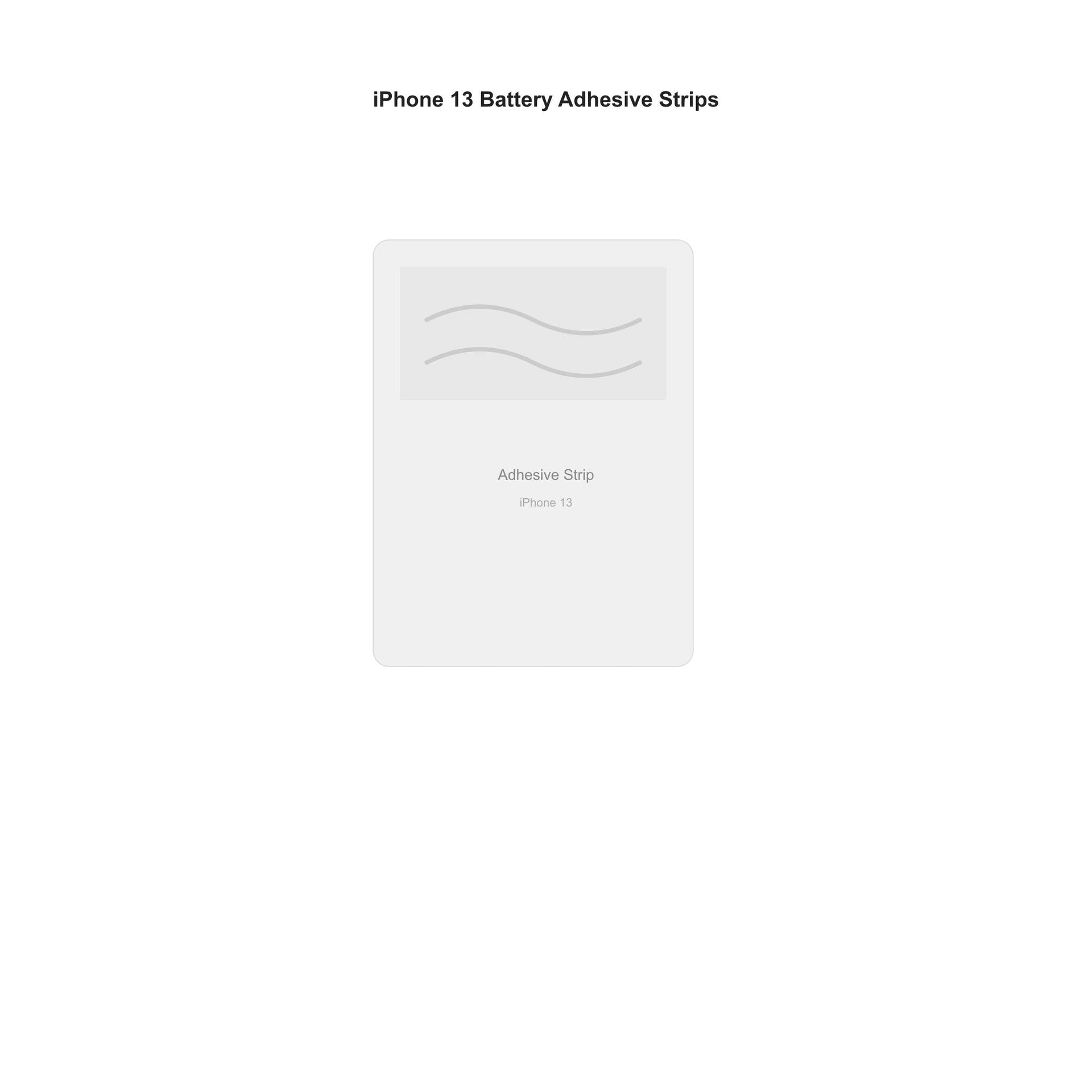 iFixit iPhone 13 Battery Adhesive Strips