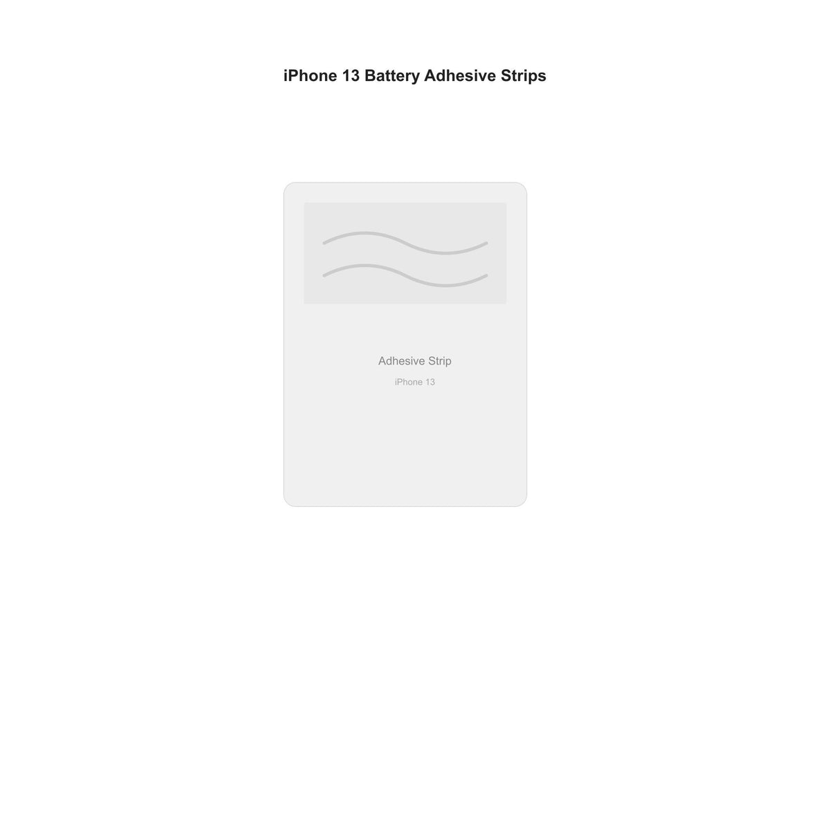iFixit iPhone 13 Battery Adhesive Strips-1