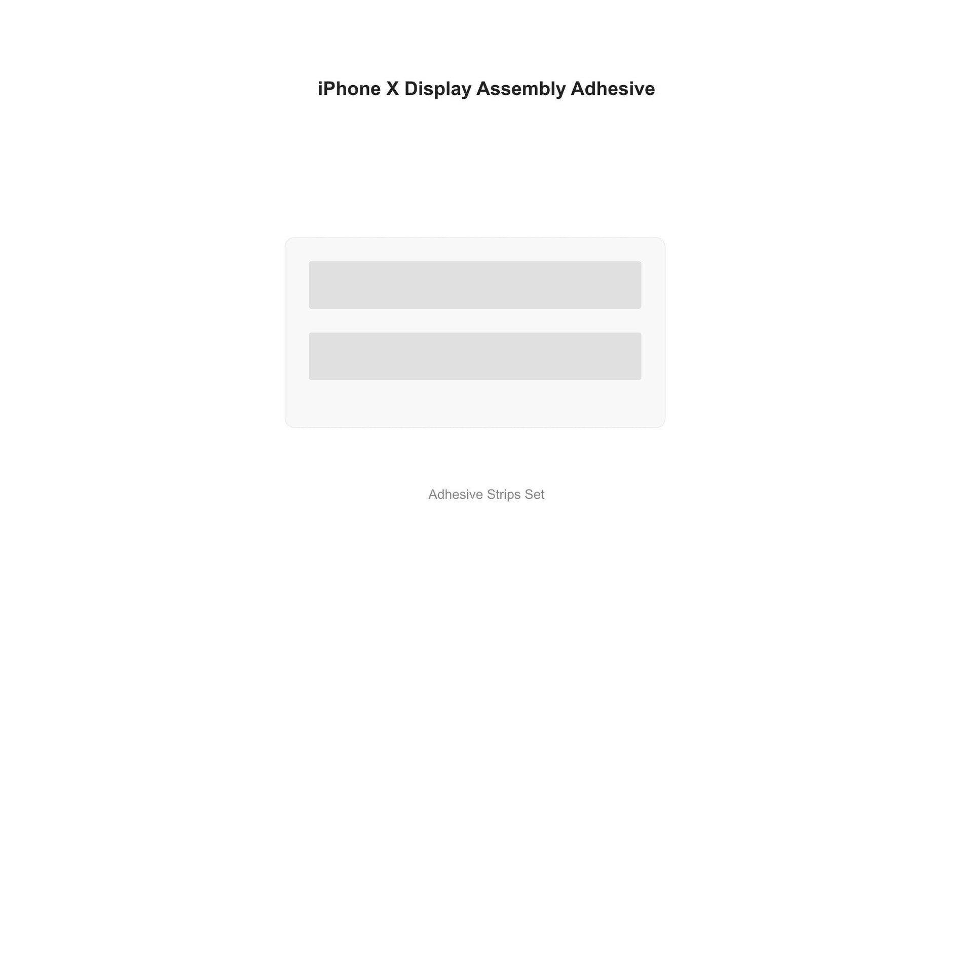 iFixit iPhone X Display Assembly Adhesive
