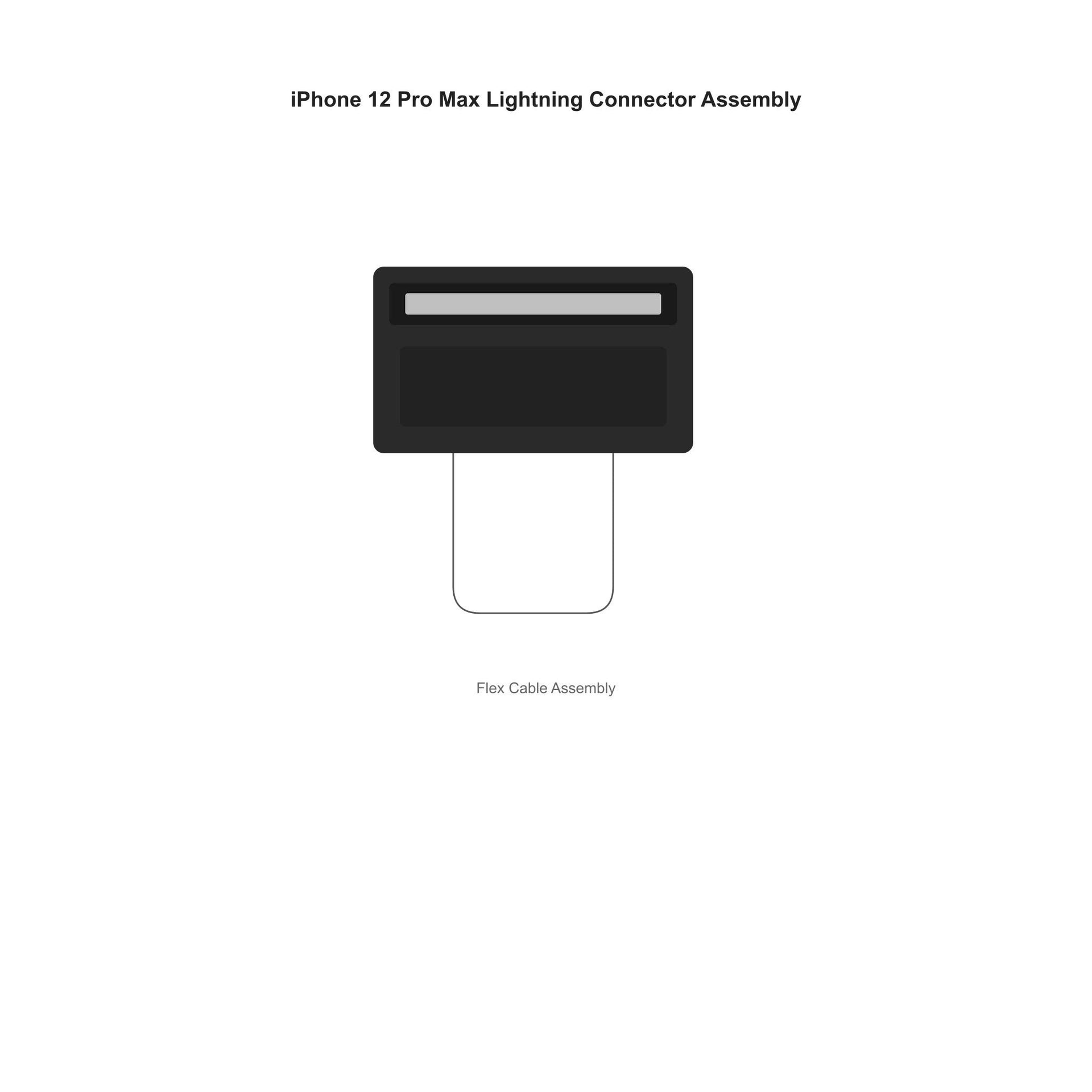 iFixit iPhone 12 Pro Max Lightning Connector Assembly