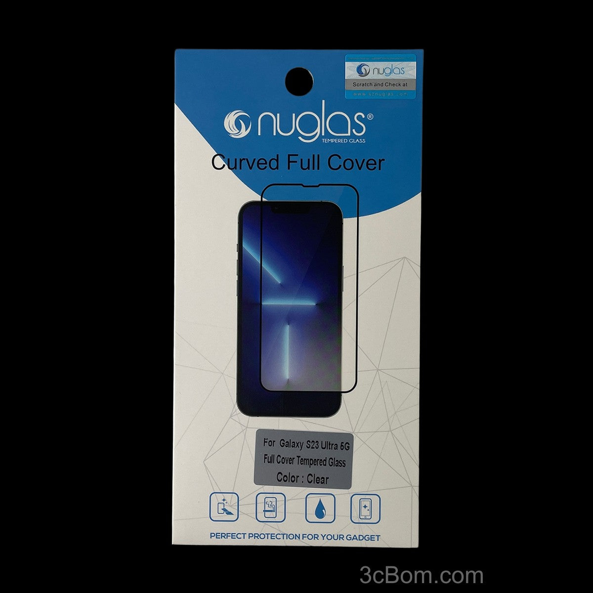 Samsung Galaxy S23 Ultra 5G NuGlas Clear Tempered Glass Screen Protector-1