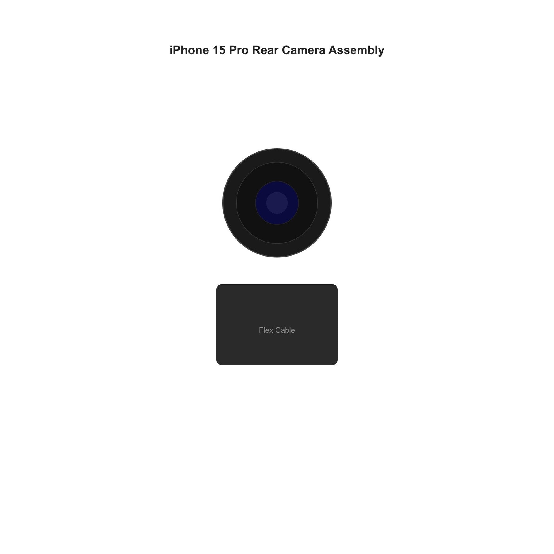 iFixit iPhone 15 Pro Rear Camera Assembly