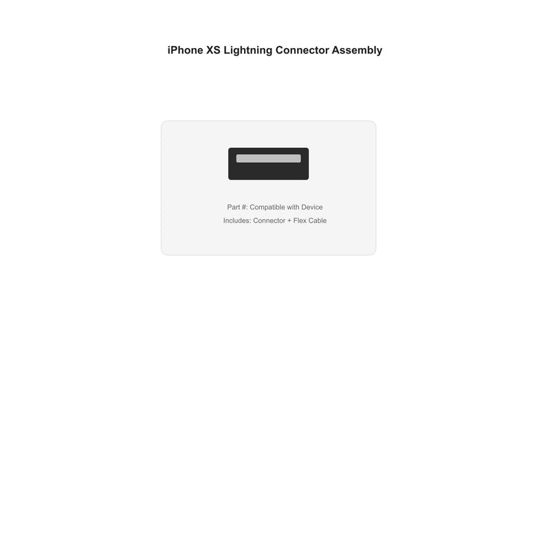 iFixit iPhone XS Lightning Connector Assembly-3