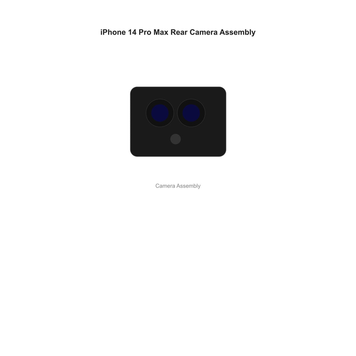 iFixit iPhone 14 Pro Max Rear Camera Assembly-2