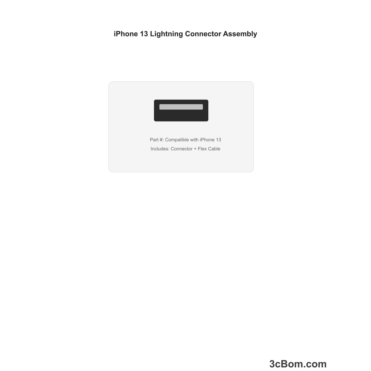 iFixit iPhone 13 Lightning Connector Assembly-4